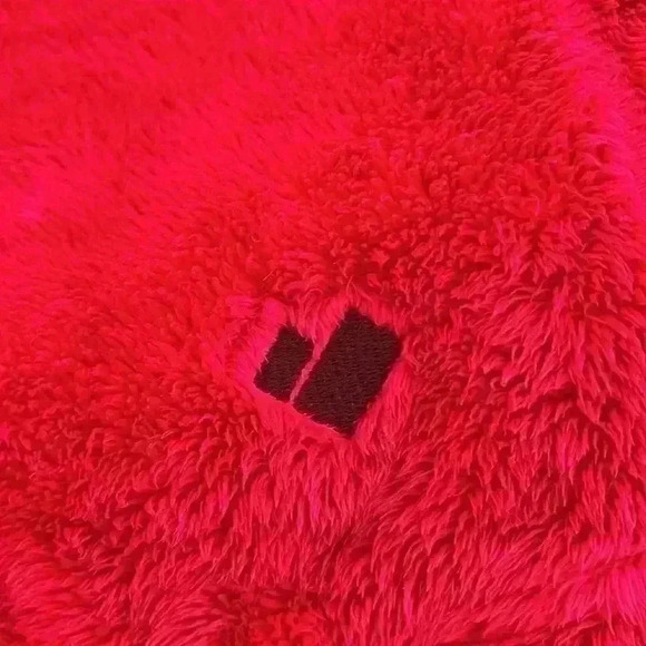 Obermeyer Girl’s XL Bright Pink Fleece 1/4 zip - Picture 5 of 9